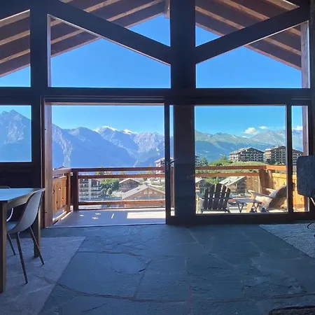 Apartment Duplex Access In Front Of Skislope By Jolidi Nendaz